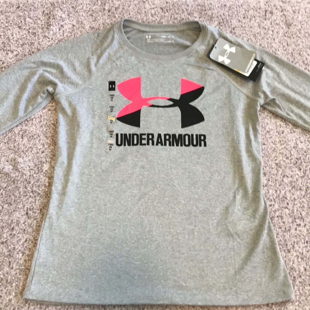 YM Under Armour LS Tee. NWT.